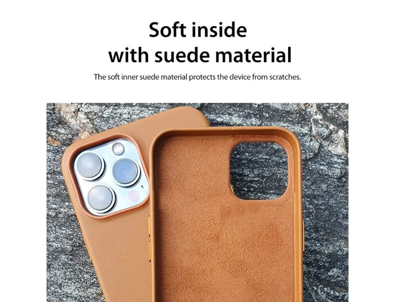 Araree Pellis Leather Case For iPhone 13 Pro Max - Green - Tashqila Araree Pellis Leather Case For iPhone 13 Pro Max - Green - Tashqila